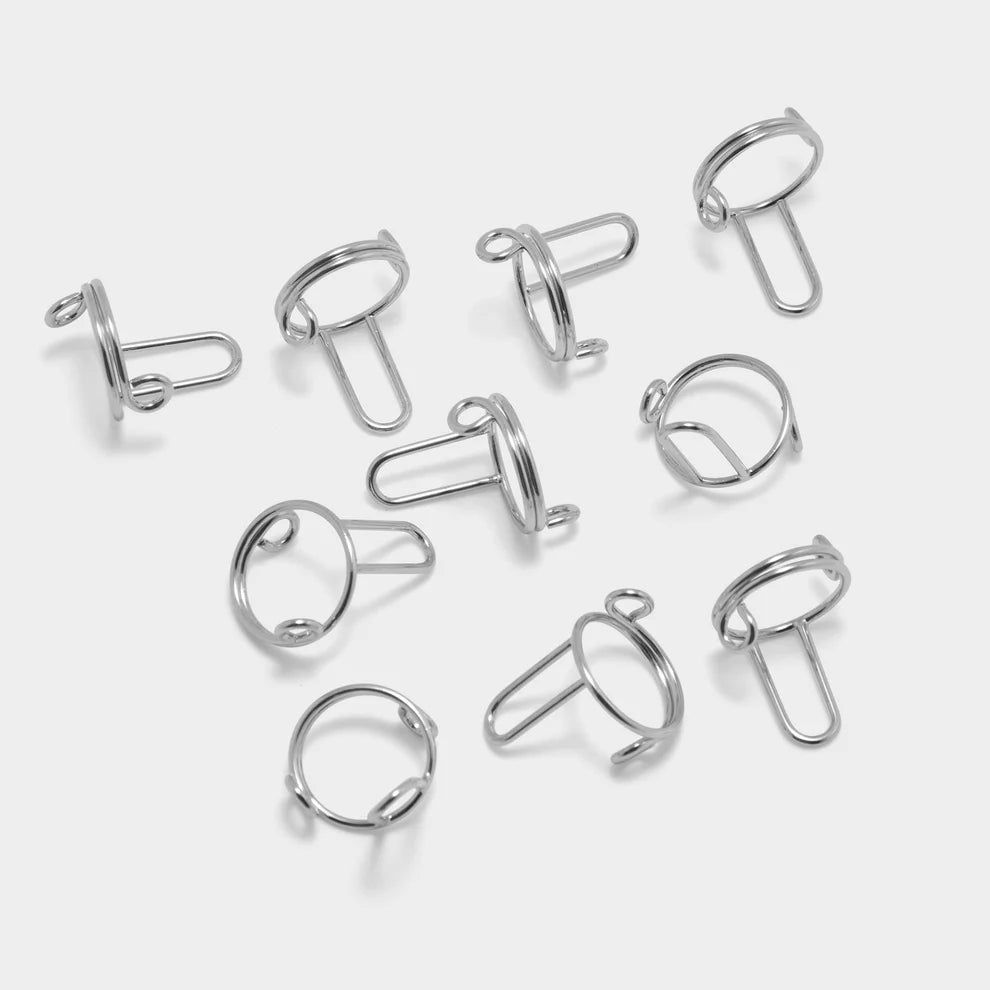 Handcrafted Wadu Nail Rings